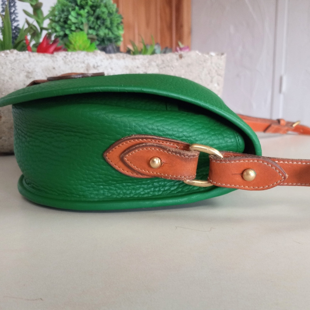 Dooney & Bourke Vintage, 1992, AWL Western Saddle Bag, Medium Size - Picture 5 of 14